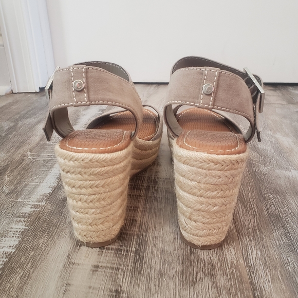 Circus by Sam Edelman Delilah Tan Wedge Espadrille Heel Size 8 - Picture 9 of 13